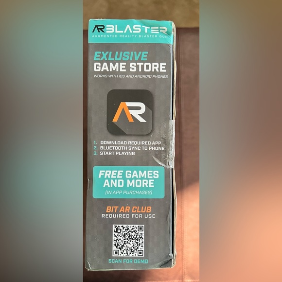 ARG1 Augmented Reality Blaster Gun, BIT, Works w iPhone & Android, NEW in Box - Picture 4 of 7